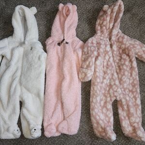 Cozy Winter Baby One Piece Set